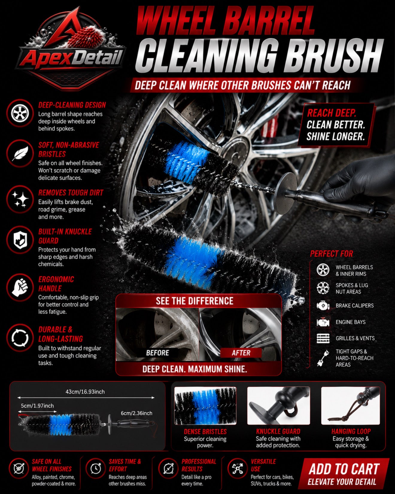 Wheel Barrel Brush