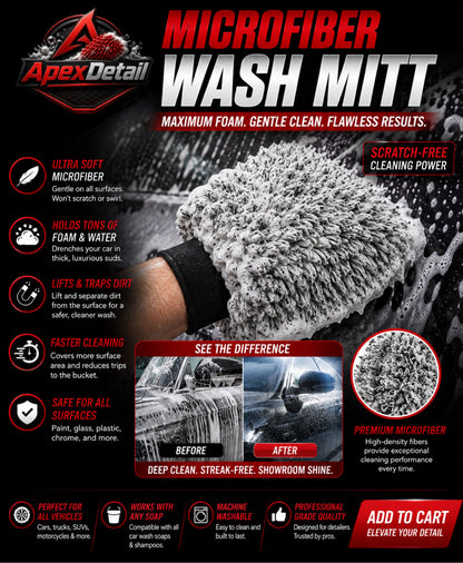 Microfiber Wash Mitt